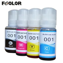 4 вида цветов Новые краситель 001 аккумулятор большой емкости чернила для Epson L6170 6160 L6190 L4150 L4160