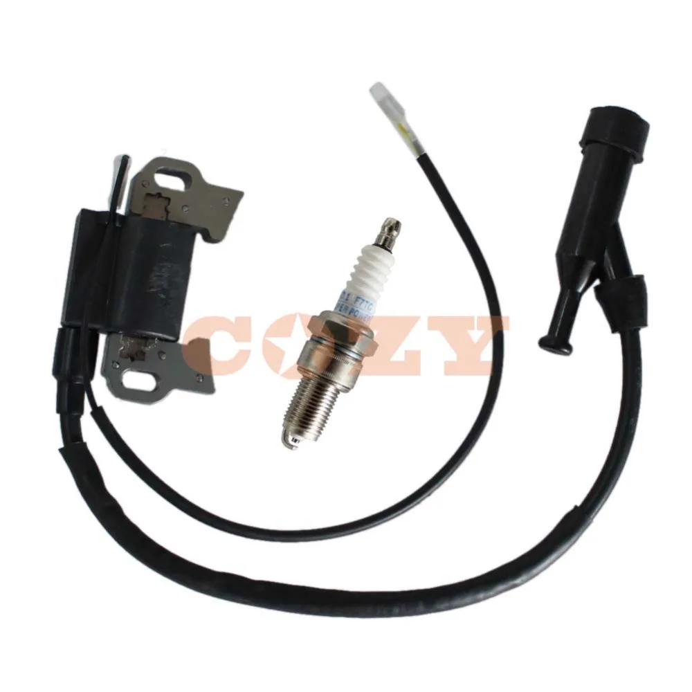 New Pack of Ignition Coil + Spark Plug fit for Honda Gx240 Gx270 Gx340 Gx390 8hp 9hp 11hp 13hp