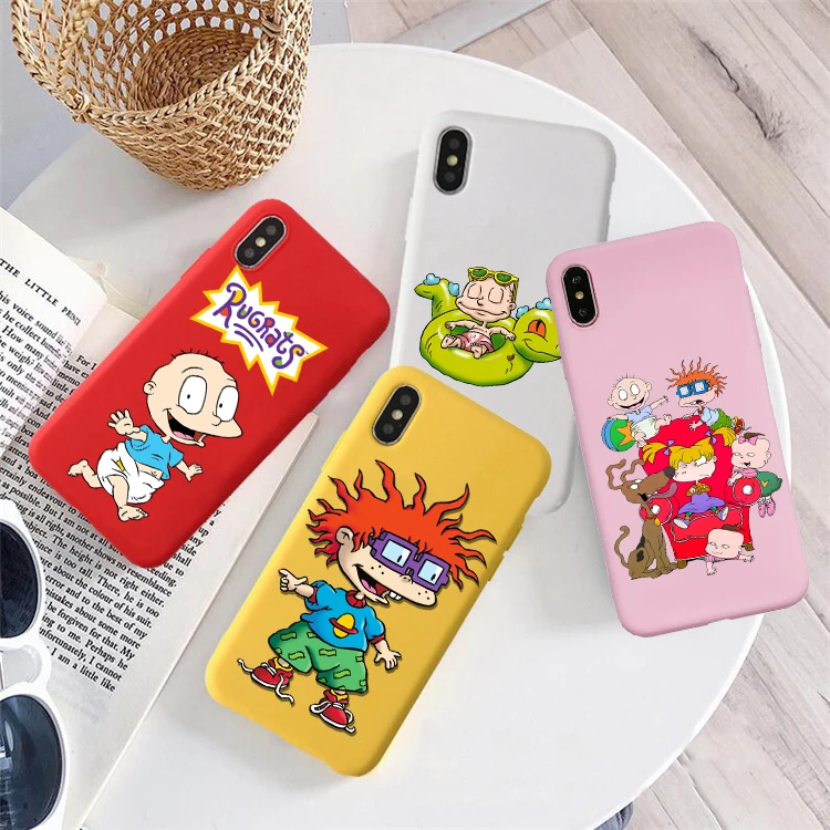 

Rugrats Amazing new arrival soft phone case cover for Apple iPhone 8 7 6 6S Plus X 5 XS XR XS MAX Cover