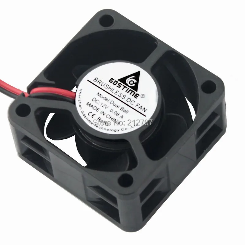 Gdstime DC 12 В 2 контакта 4 см 4020 дюймов 40x40x20 мм 40 шарикоподшипник сервера квадратный
