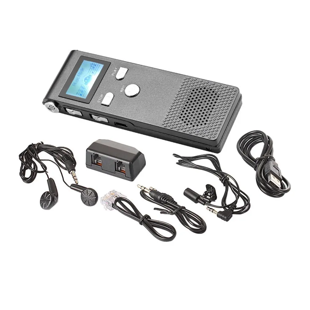 Portable and Mini SK-016 Digital Voice Recorder With LED Display Stereo Recording Built-in Microphone & Speaker