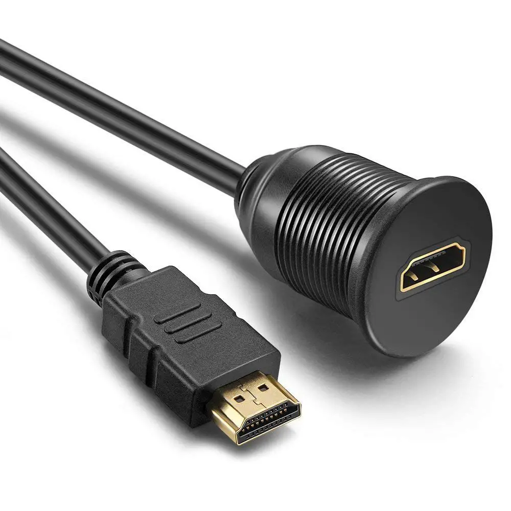 HDMI панельный кабель для скрытого монтажа HDMI удлинитель Dash флеш-панель монтажный кабель для автомобиля, лодки и мотоцикла