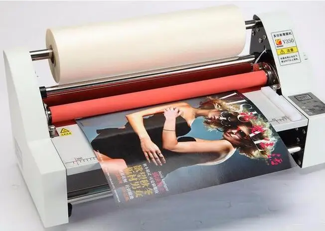 

1 PCS 110V/220V 13" V350 Laminating Machine Four Rollers Cold Hot Laminator V350 Laminating Machine Hot Roll Laminating Machine