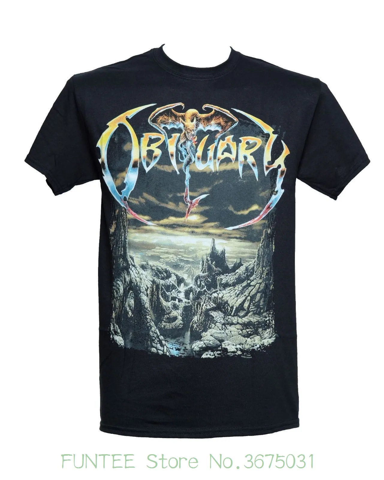 

T-shirt Short Sleeve Brand Obituary - The End Complete T-shirt - Size Small - S - Death Metal