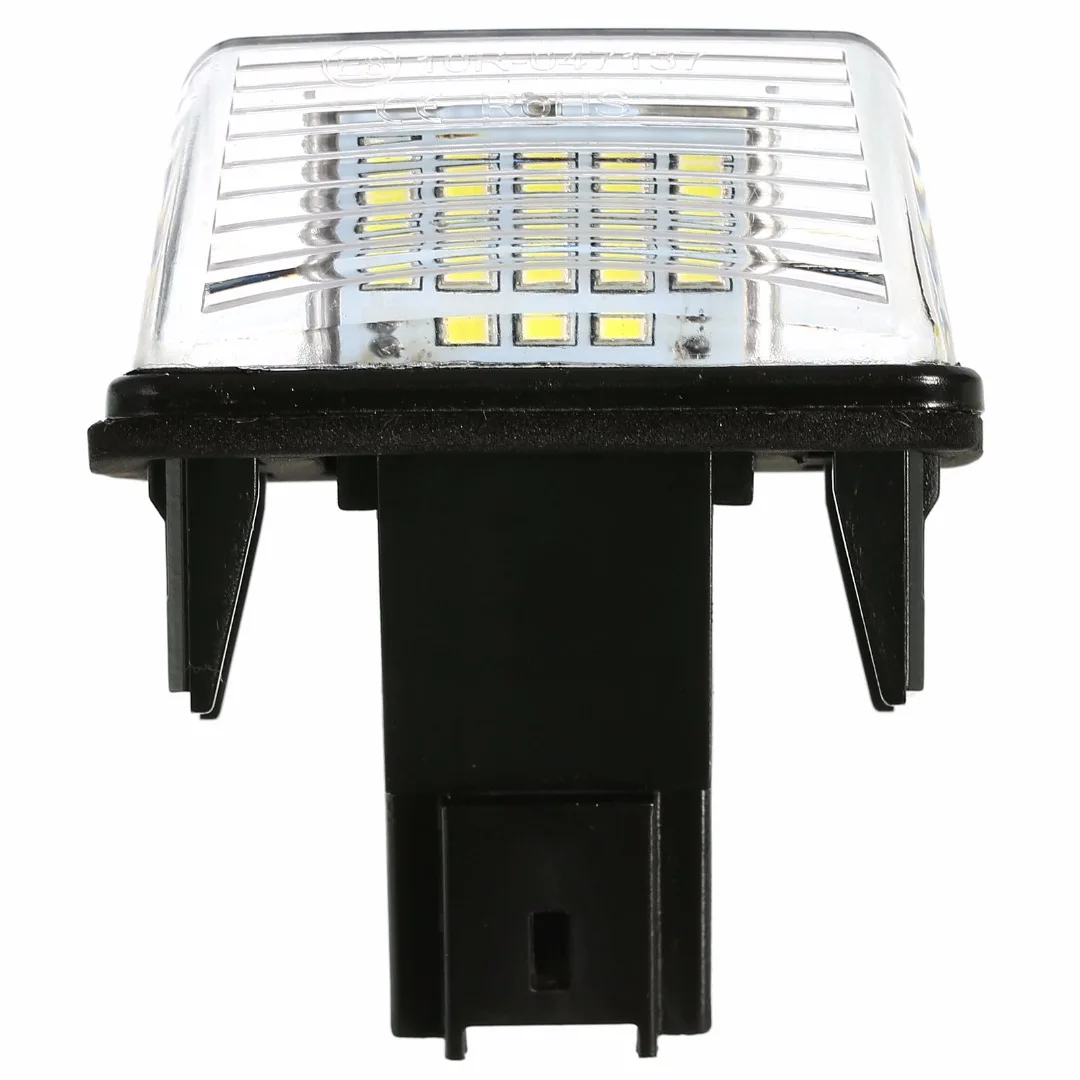1pc Plastic 18 LED License Plate Light for Peugeot 206/207/307/308 Citroen C3/C4/C5/C6 Peugeot 206/207/307/308 Car-styling