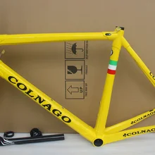 Colnago C60 шоссейная велосипедная Рама красный черный белый углеродное волокно велосипедная Рама+ подседельный штырь+ вилка+ зажим+ гарнитура