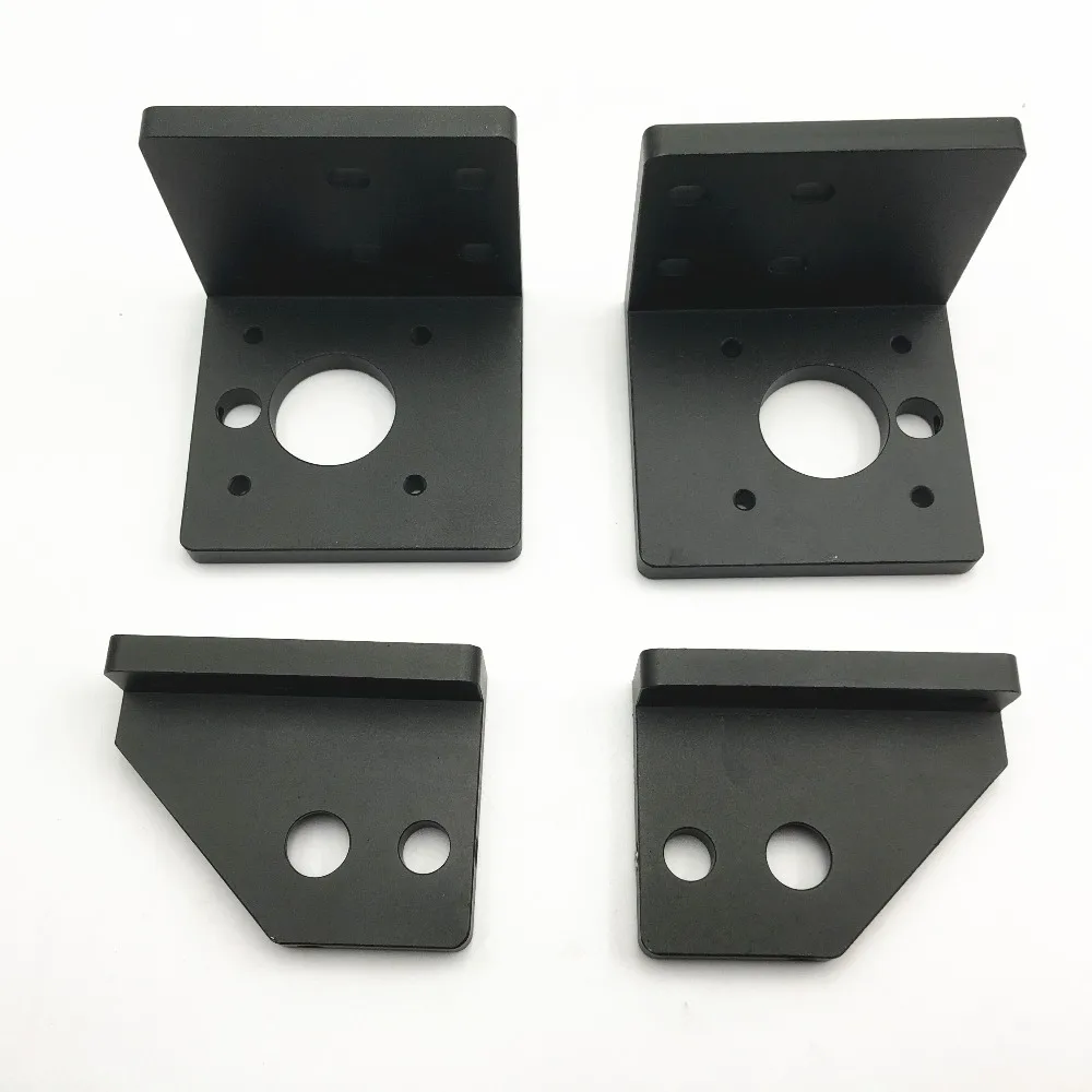 

Funssor AM8/ Anet A8 3D Printer Extrusion version black anodized Z axis stepper motor mount and top rod holder kit