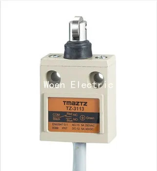 

Tmaztz TZ-3113 IP67 4Wire Roller Lever Plunger Limit Switch SPDT NO+NC Copper wire 3M