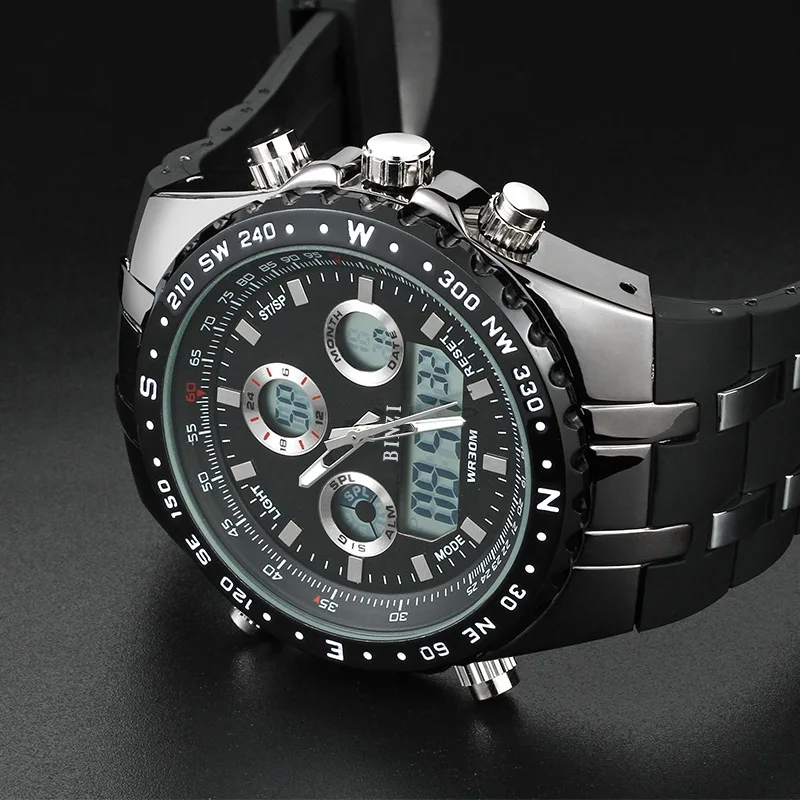 Binzi Цифровые мужские спортивные часы водонепроницаемые мужские наручные часы мужские часы Relogio Masculino Новое поступление из Австралии и России