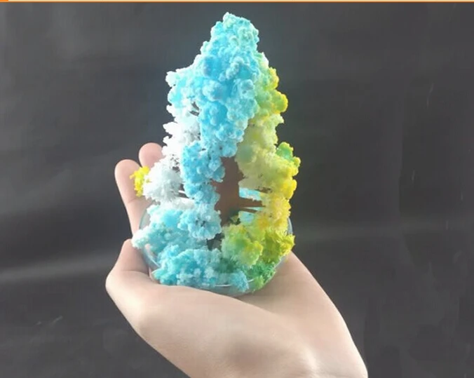 

iWish 2019 10x6cm DIY Multicolor Magic Growing Paper Tree Magical Grow Christmas Trees Japanese Kids Science Toys For Children