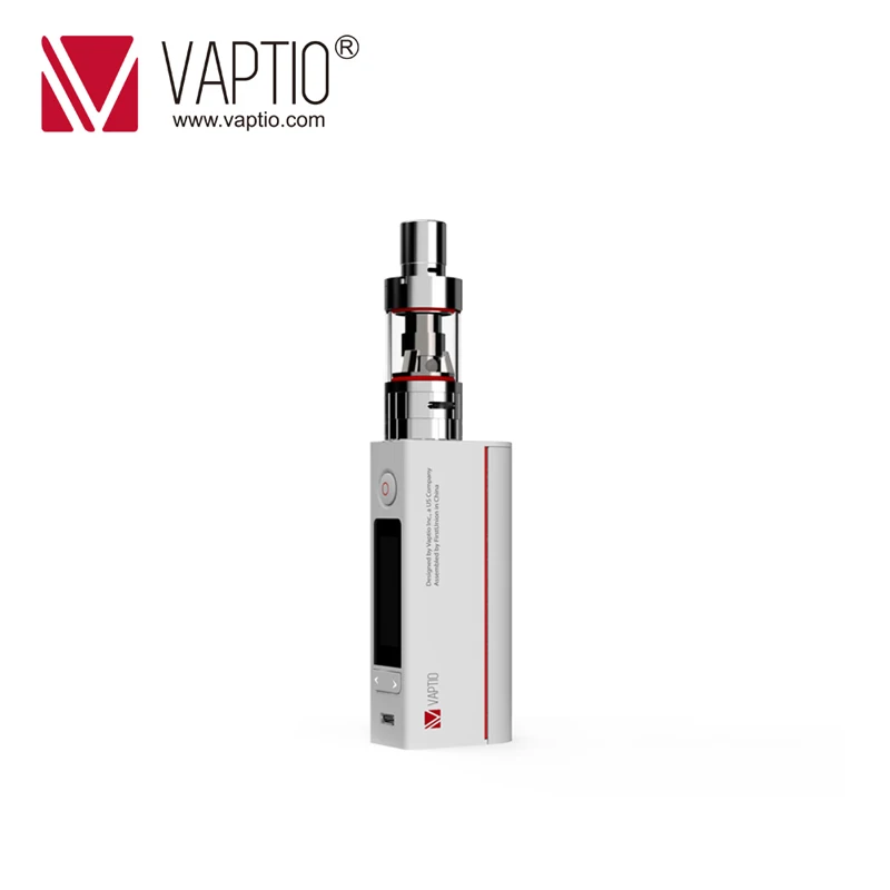 Оригинальная электронная сигарета Vaptio S75 Vape Kit 75 Вт бокс мод с 3 0 мл испаритель без