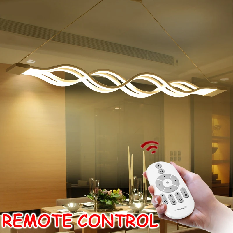 New Creative modern LED pendant lights Kitchen acrylic metal suspension hanging ceiling lamp for dinning room