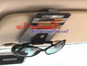 

by dhl or ems 100pcs Sun Visor Multifunction PU Car Card Package Holder Glasses Storage Organizer Car Hanging Pocket hot sale