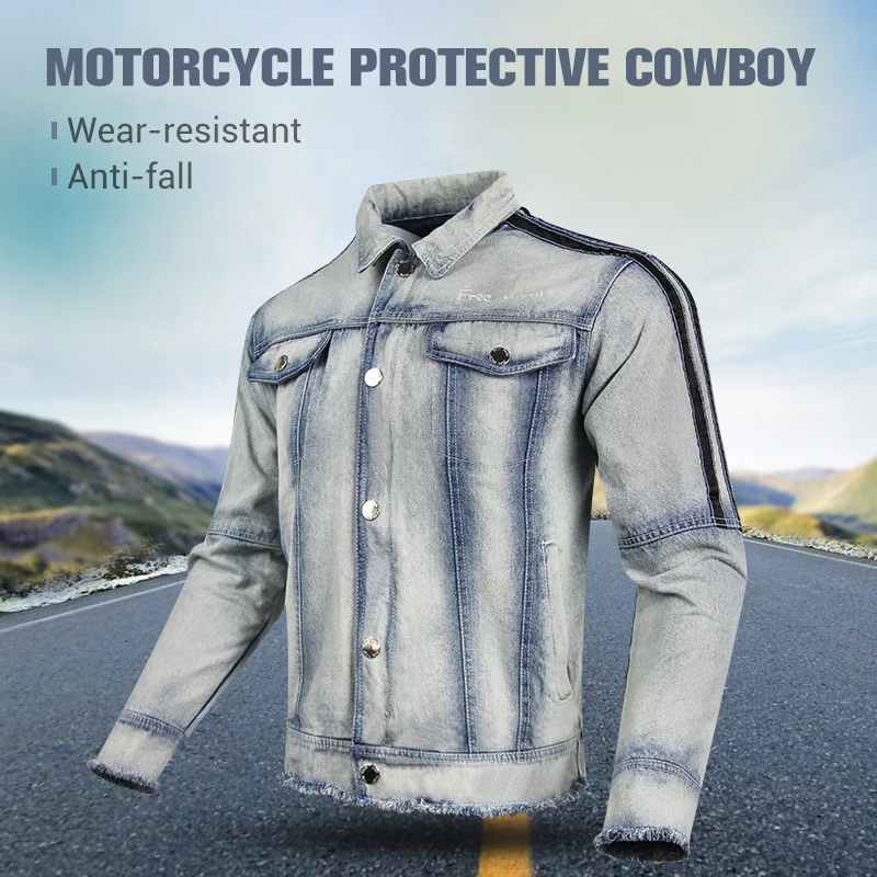 

2019 Motorcycle Jacket Denim Jacket Jacket Motorcycle Chaqueta Moto Jacket Protective Riding Racing Motorcycle Armor Protection