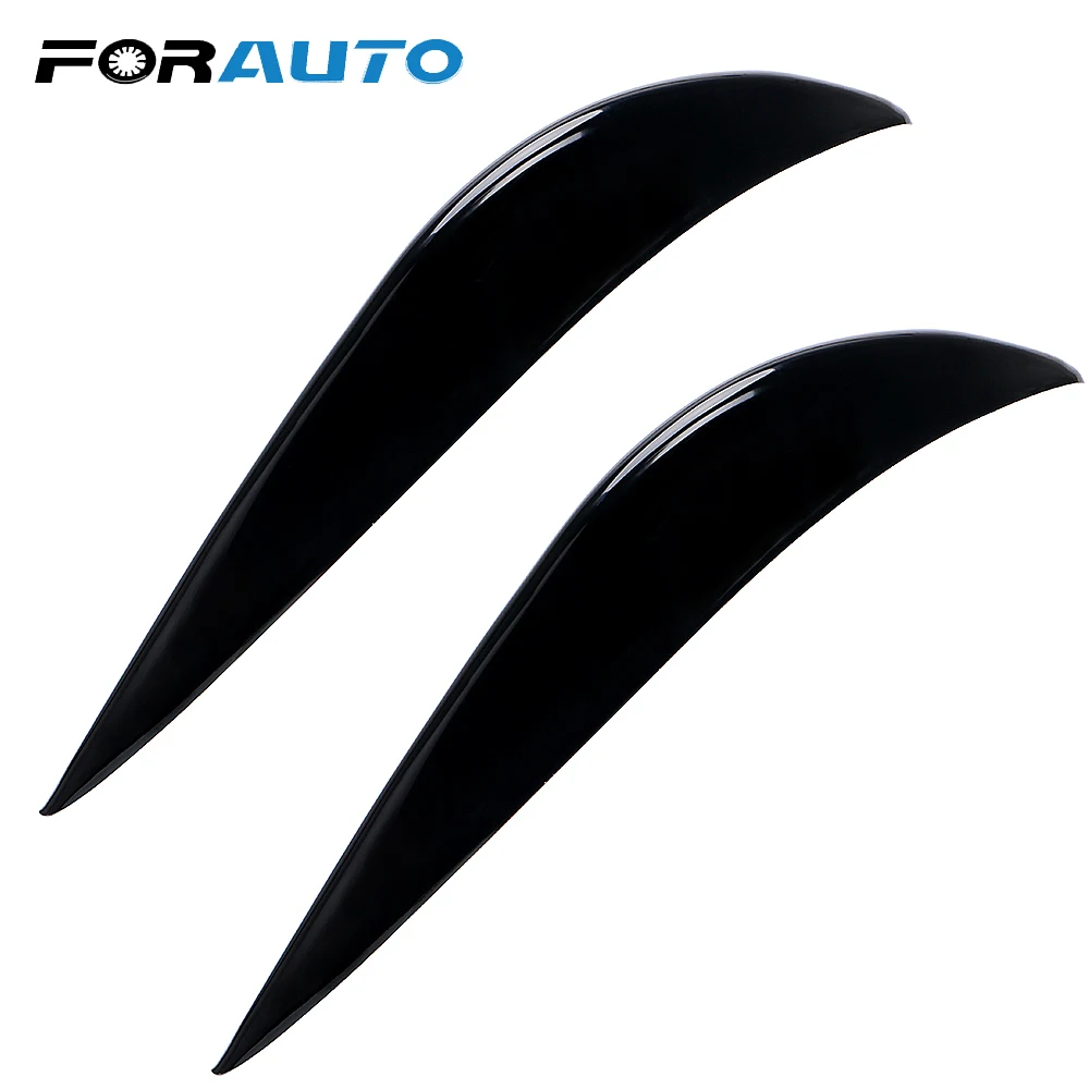 

2pcs Car Door Guards Exterior Front Bumper Lip Kit Anti-Scratch Strips Sticker Scratch Protector Edge Corner Bumper Strips