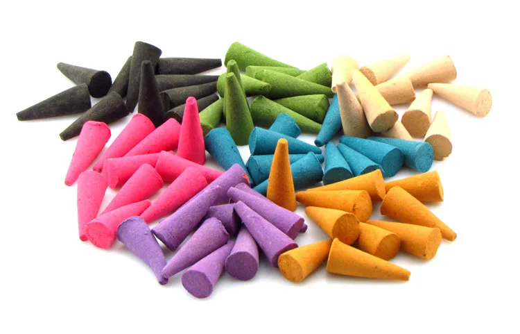 

20pcs Cone Incense Aroma Clean Air Incense burners Air Freshener Aromatherapy purifies the air Rose lavender jasmine Fresh Air