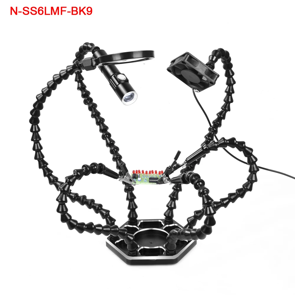 Newacalox preto suporte de ferro de solda