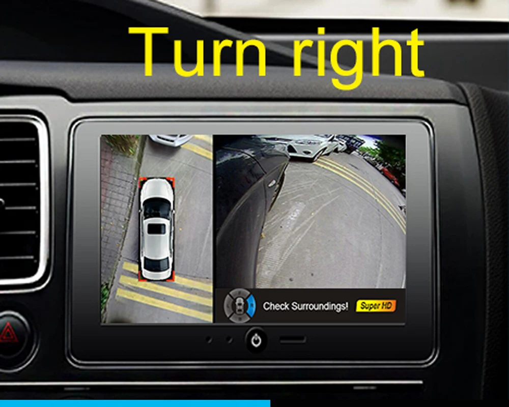 Car Accessories 1080P Weivision HD 360 Degree bird View