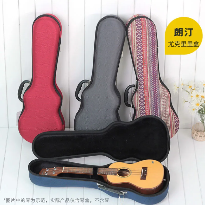

Ukulele light case 21 23 26 inch Ukulele ukulele case Can be portable back