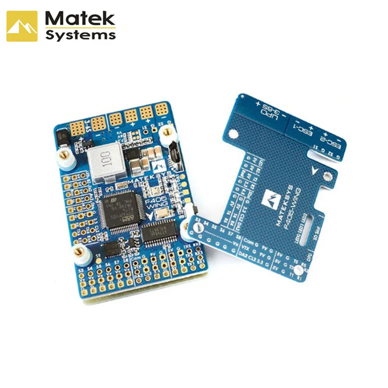 

Matek Systems F405-WING (New) STM32F405 Flight Controller Built-in OSD for RC Models Multicopter Drone Spare Part Frame DIY Accs