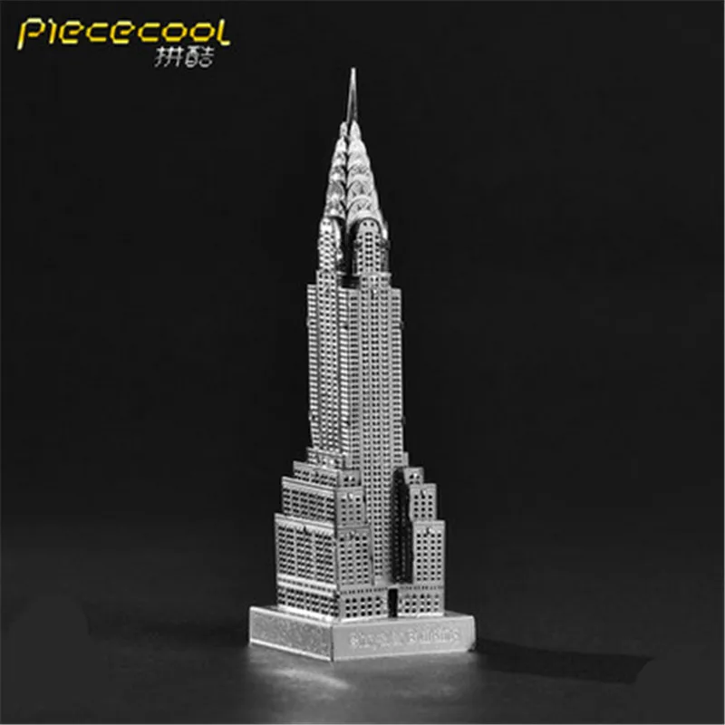 

Piececool 3D Puzzle Metal Toys, Chrysler Building P005G Educational Puzzle Toy Brinquedos, Funny Gifts, Puzzle For Children