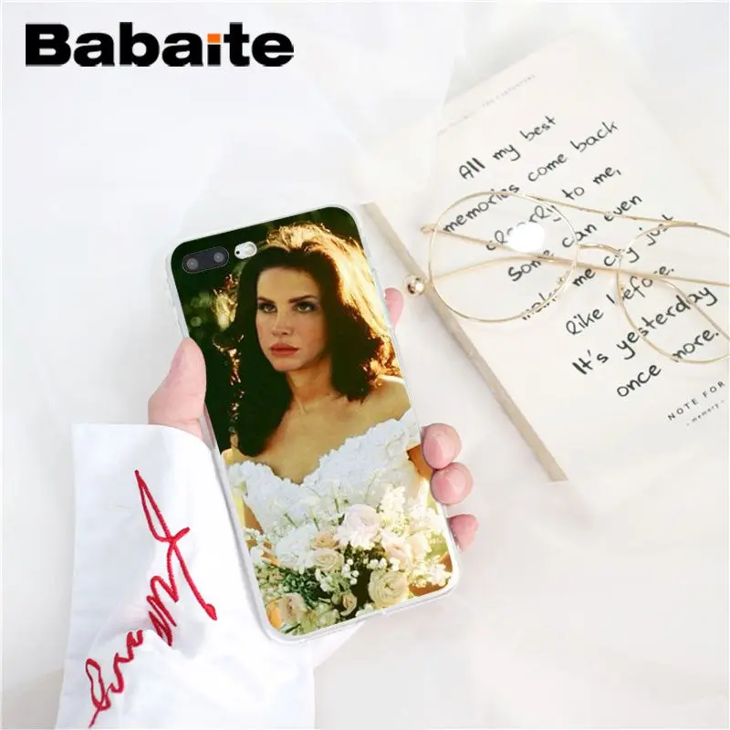 Babaite Lana Del Rey TPU Мягкий силиконовый чехол для телефона iPhone X XS MAX 6 6S 7 7plus 8 8Plus 5 5S XR 10 Чехол - Цвет: A4