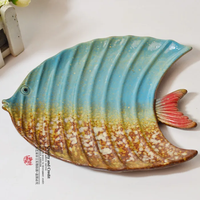 

Features ceramic shell fruit plate 7 creative gifts / modern minimalist / home decor / furnishings