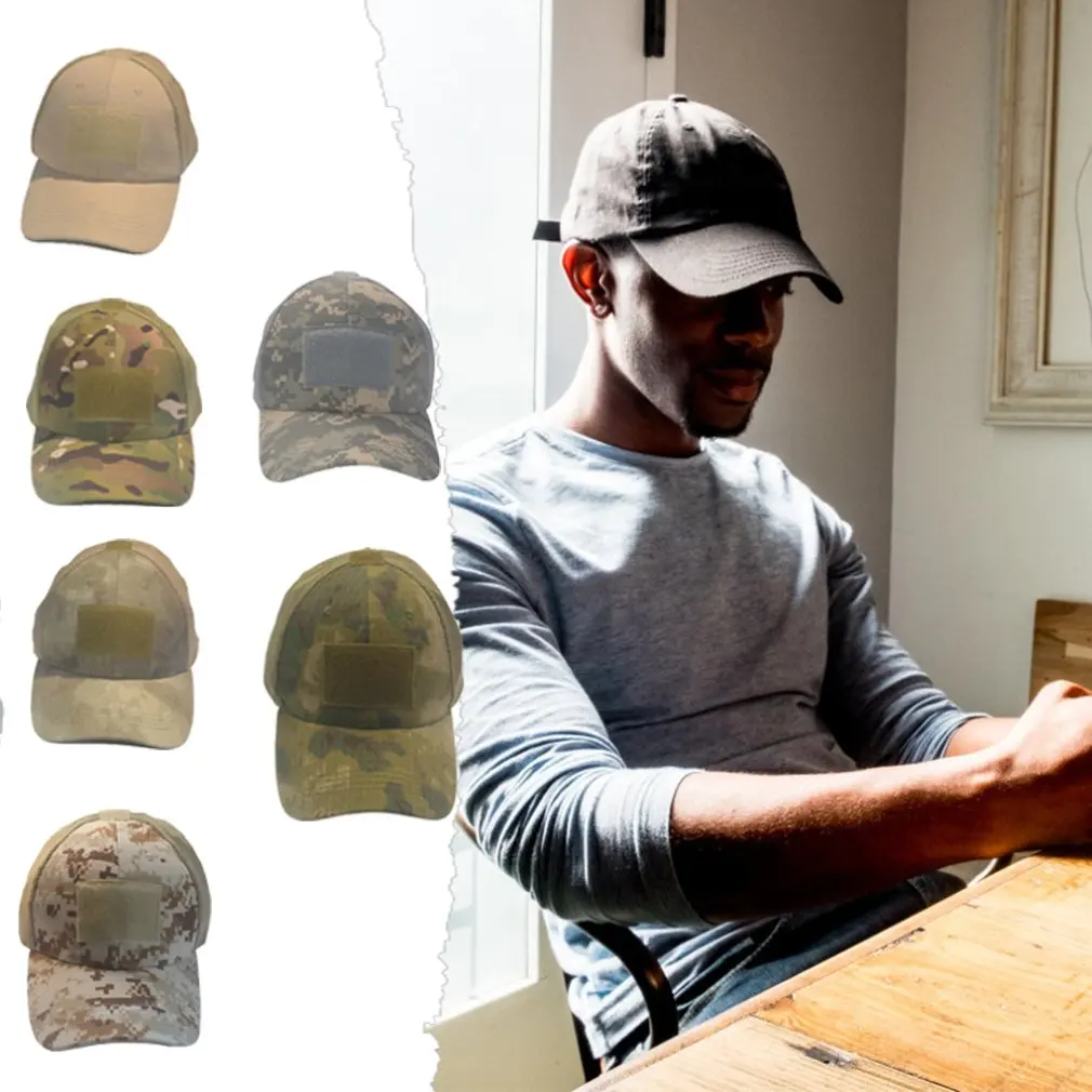 

Tactical Cap Outdoor Sport Net Shape Caps Camouflage Hat Simplicity Military Army Camo Hunting Cap Hat For Men Adult Cap