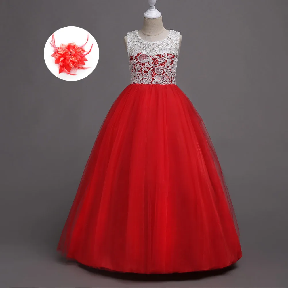 girls red dress size 14