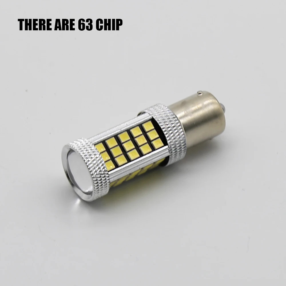 EURS (TM) 10 шт. хит продаж led 2835 1156 1157 63SMD 5 Вт 12В 800лм Высокая мощность авто светодиодный
