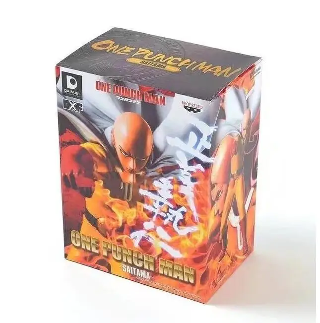 DXF One Punch Man фигурка САЙТАМА сенсей 15 см ПВХ фигурки ONE PUNCH MAN детская игрушка модель