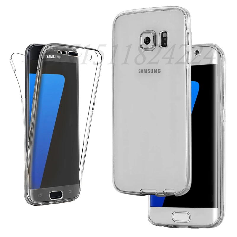Full Body Soft TPU Case For Samsung S8 S9 Note8 S6 S7 Edge Clear Silicone Case For Galaxy A3 A5 A7 2017 J3 J5 J7 2016 PRO Cover (4)
