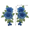 1 Pair On Patches For Clothing Multicolor Rose Flower Embroidery Patch Appliques Badge Stickers For Clothes ► Photo 2/5