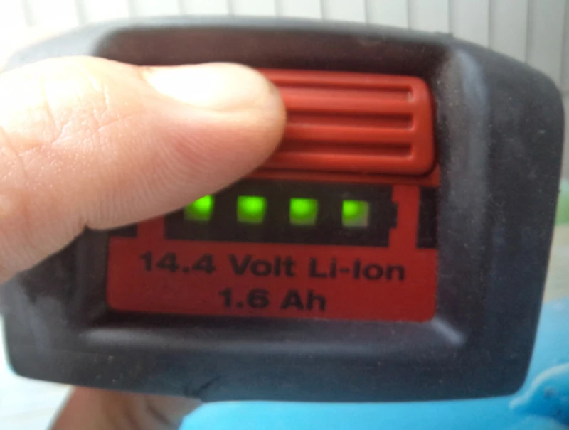 2 шт. используется оригинальный Hilti 14 4 V 1.6ah литий-ионный аккумулятор для