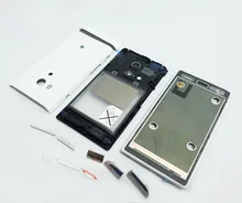 Original full housing for Sony Xperia Acro S LT26w complete battery cover back case +middle bezel frame + faceplate