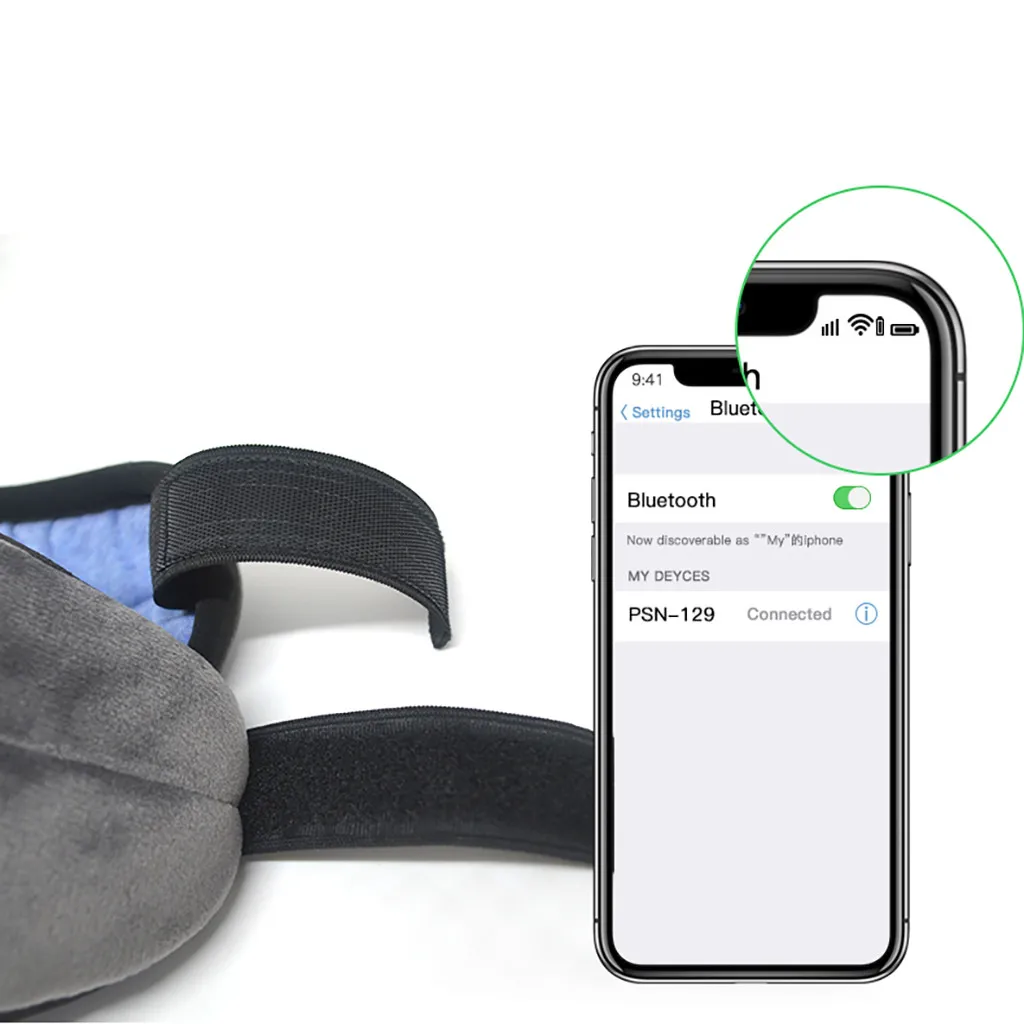 Новые беспроводные стерео Bluetooth наушники маска для сна держатель телефона мягкие наушники для сна маска для глаз Музыкальная гарнитура# G2Q