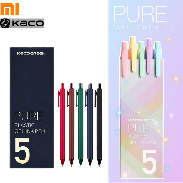 Original KACO Pen 5pcs/pack KACO Pure Plastic Gel Ink Pen ,Signing Pen