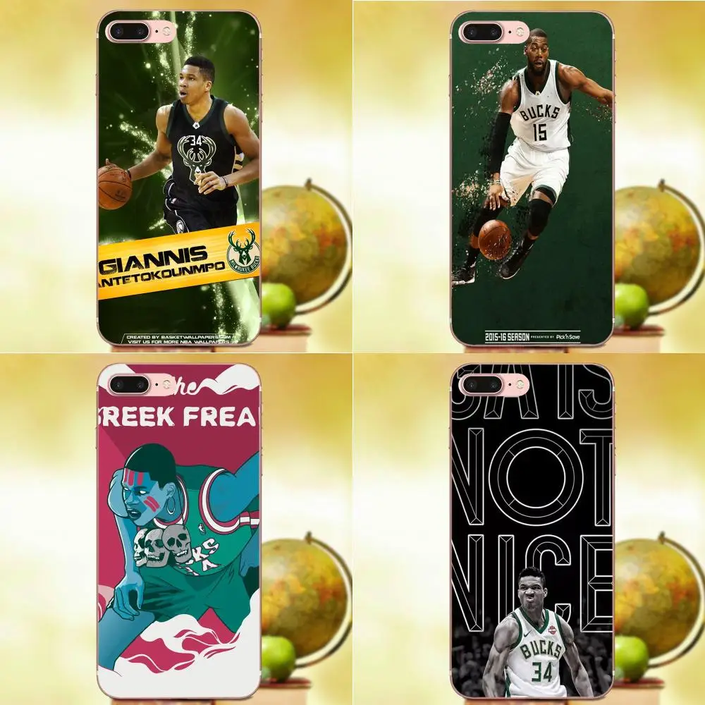 

For Huawei Mate 7 8 9 10 P7 P8 P9 P10 P20 Lite Plus Pro GR5 P Smart 2017 Luxury Phone Case Giannis Antetokounmpo