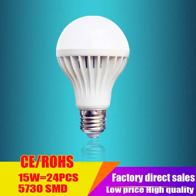 wholesale led bulb E27 led lamp B22 3W 5W 7W 9W 12W 15W 20W led light 110V 220V 230V 240V Cold