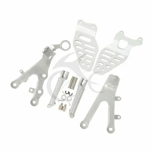 Мотоцикл передняя подножка подножки Кронштейн Набор для Yamaha YZF R6 2006- 07 08 09 10