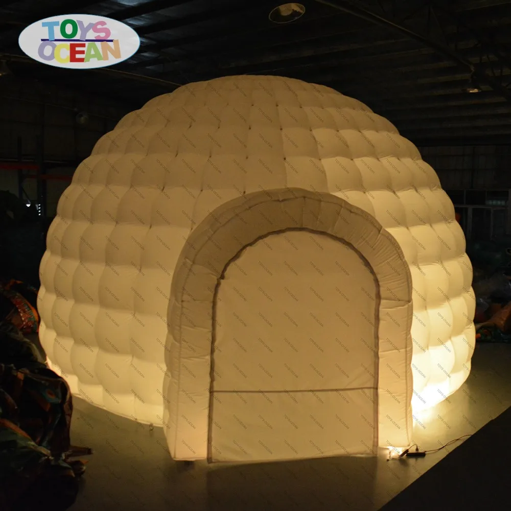 Надувной тент для вечеринок/надувная иглу/светодиодный надувная палатка с светодиодный свет