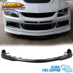 Для 03-05 Mitsubishi Lancer EVO 8 VIII JDM передний бампер для губ уретана Глобальный Бесплатная доставка по всему миру
