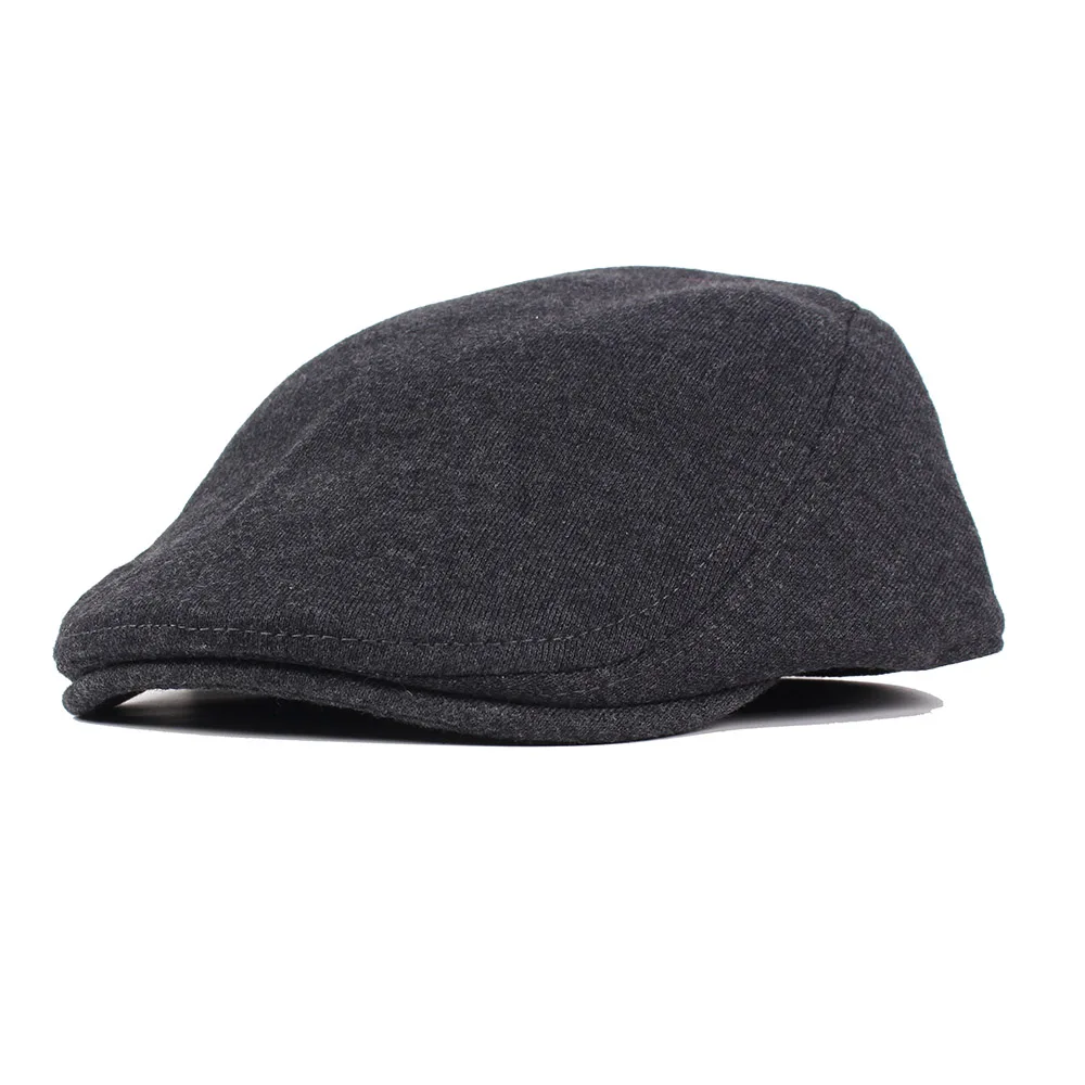 Difanni осень зима мужская Мода вельветовые милые дамские шляпы винтажные трендовые Топ Fedora шляпа для женщин Восьмиугольные шляпы - Цвет: Dark Grey