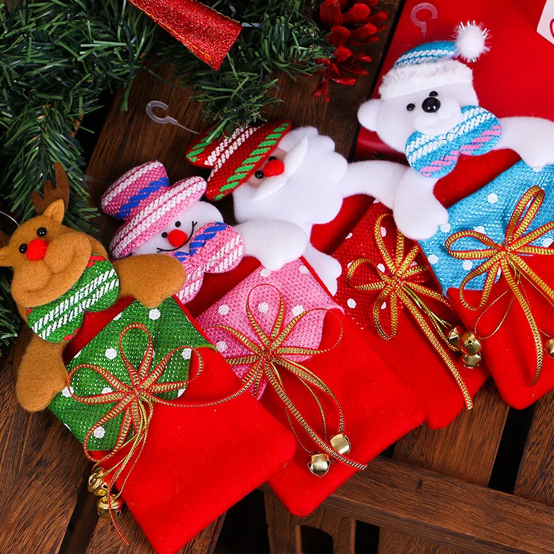 

Christmas Decorations For Home Decoration Articles Children Gift Bag Christmas Tree Pendant Santa Claus Natale Decorazioni