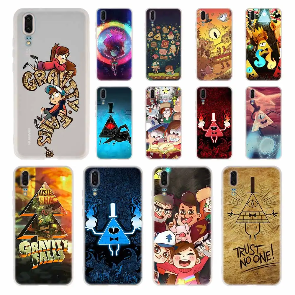 

MLLSE Gravity Falls Case Silicone Soft TPU Cover For Huawei P30 P20 Pro P10 P9 P8 Plus Lite 2019 Cases