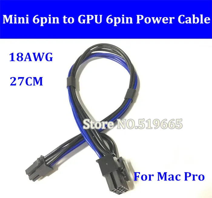 Высокое качество mini 6pin для pcie 6 контактный Графический видеокарта с поддержкой