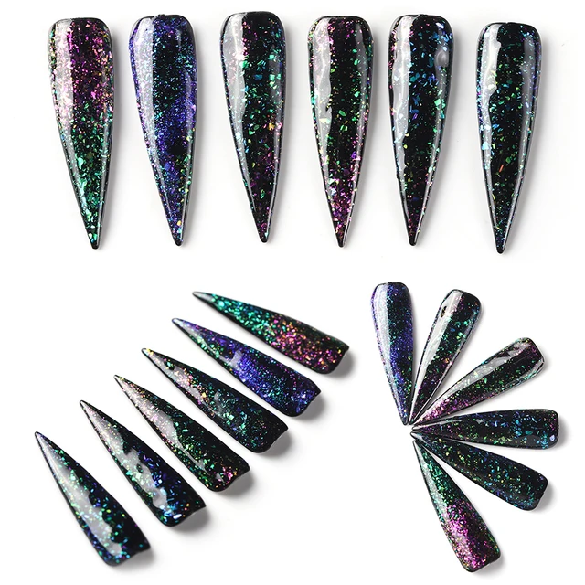 Elite99 10ml Chameleon Starry UV Gel Nagellack Schwarz Basis Benötigt Glitter Nail art Gel Lack Tränken Weg Von DIY nägel Gel Polnisch