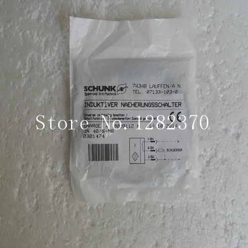 

[SA] New original authentic special sales SCHUNK sensor switch IN40 / S-M8 spot --2PCS/LOT