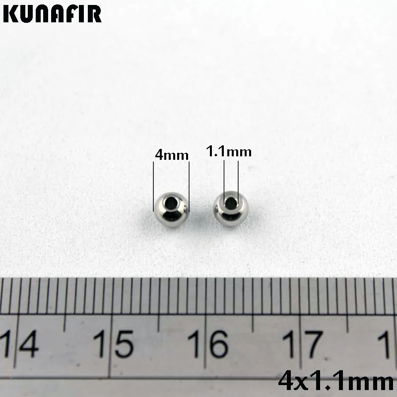 1,1 мм/1,3 мм/1,6 мм/1,8 мм/2 мм отверстие 4 мм гладкие, из нержавеющей стали Новинка! фигурные бусины ювелирных украшений Hand-Made запчасти аксессуары 300 шт. ZSP035