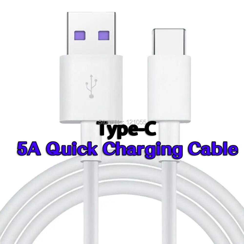 Кабель Supercharge Type C для Huawei xiaomi зарядный кабель Samsung LG USB 3 1 быстрой зарядки 0 шнур 5 А